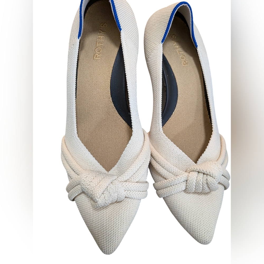 Rothy's The Knot Point II flats in the "Conch"..Size 10